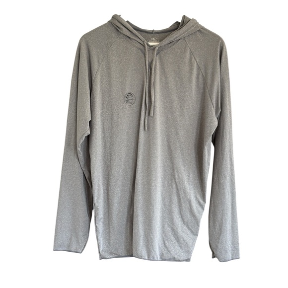 O'Neill Gray Hyperdry Hoodie Pullover Mens Size Medium Loose Fit - Picture 1 of 3